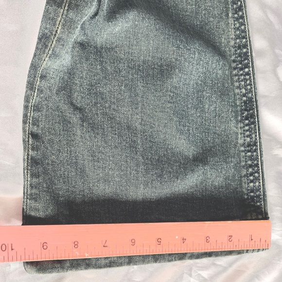 Free People Jeans Womens 27 (27x32) Black Mid Rise Flare Bell Bottom Hippie READ - Picture 9 of 9